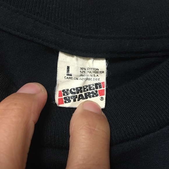 Vintage 80’s Batman Shirt size large screen stars - Picture 5 of 5